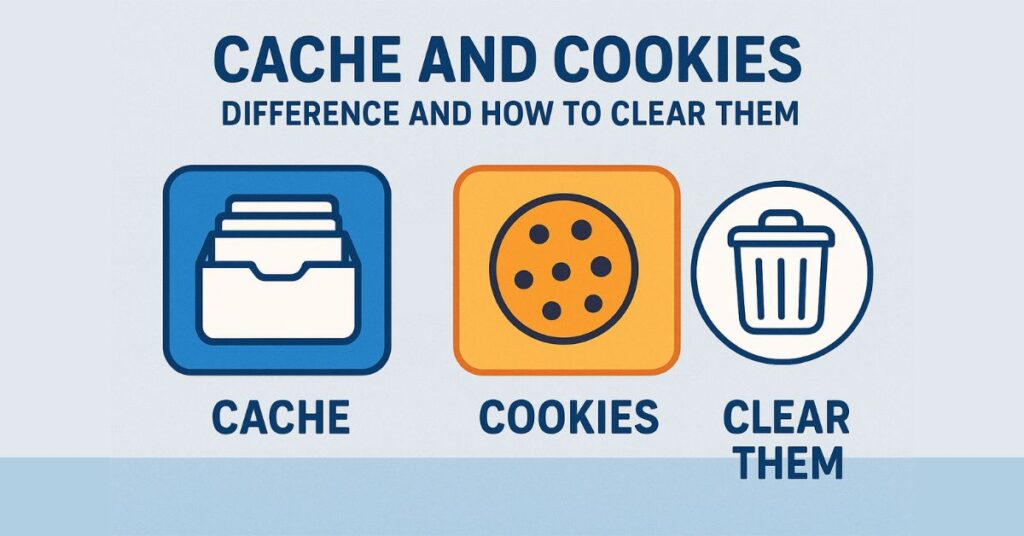 Cache and Cookies, What’s the Difference and How to Clear Them
