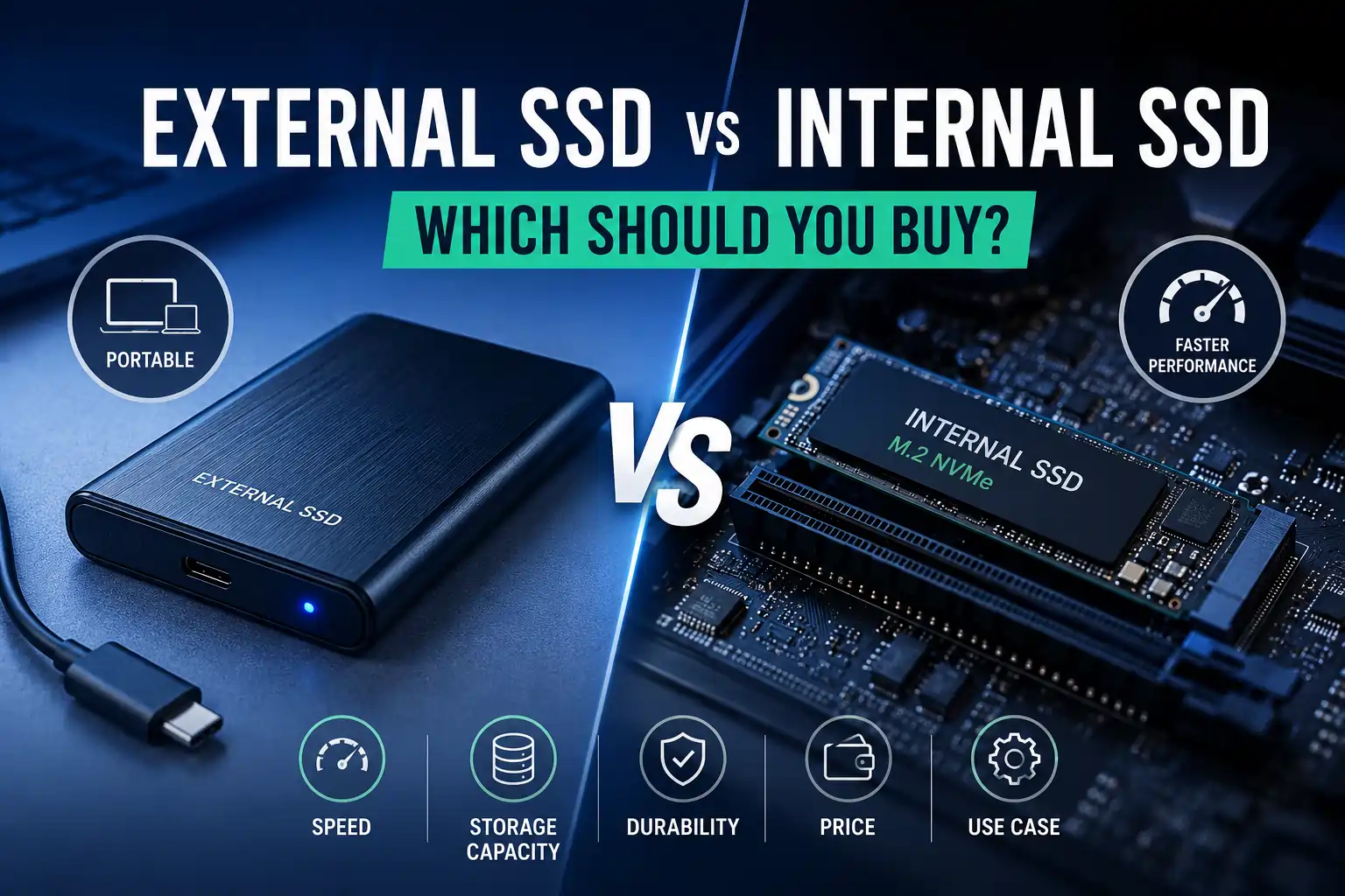 External SSD vs Internal SSD: Which Should You Buy?