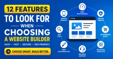 Features to Look for When Choosing a Website Builder