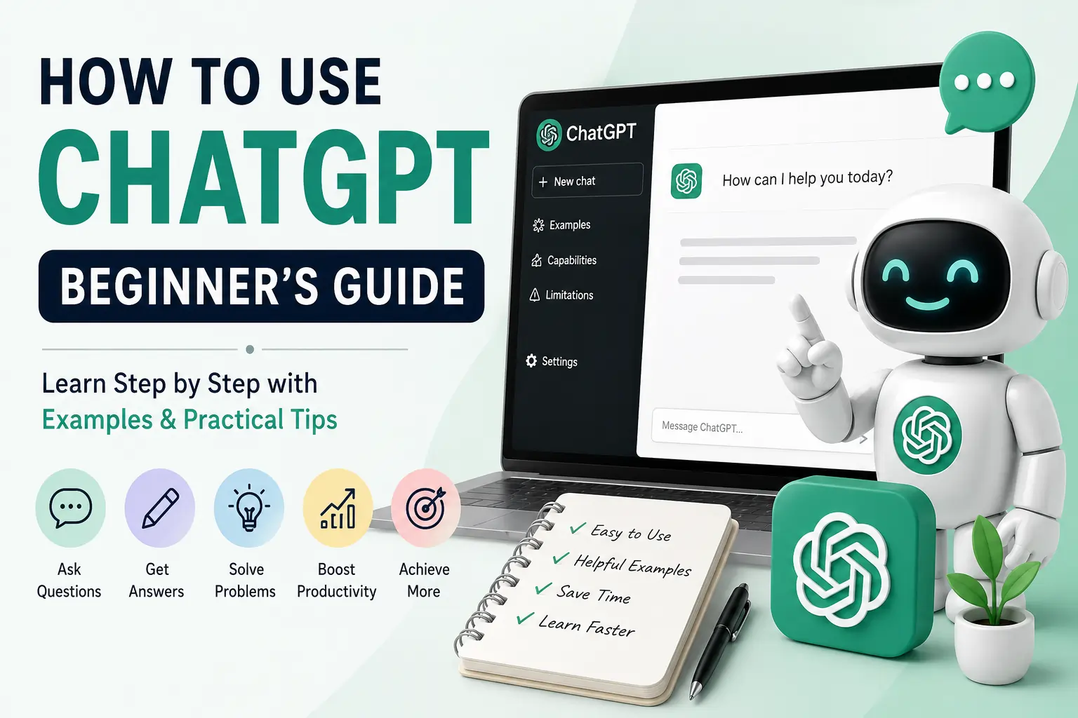 How to Use ChatGPT: Beginner’s Guide with Examples