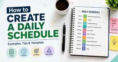 How to Create a Daily Schedule: Examples, Tips & Template