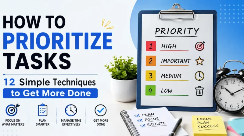 how to prioritize tasks