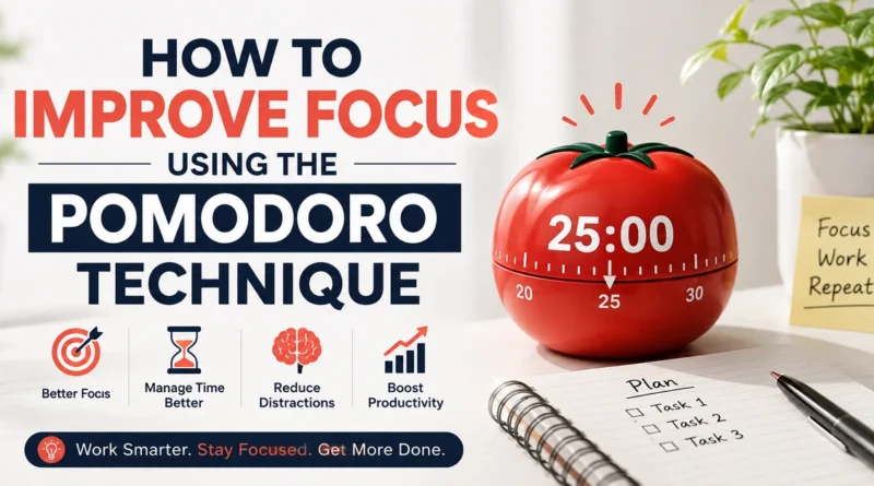 How to Improve Focus Using the Pomodoro Technique