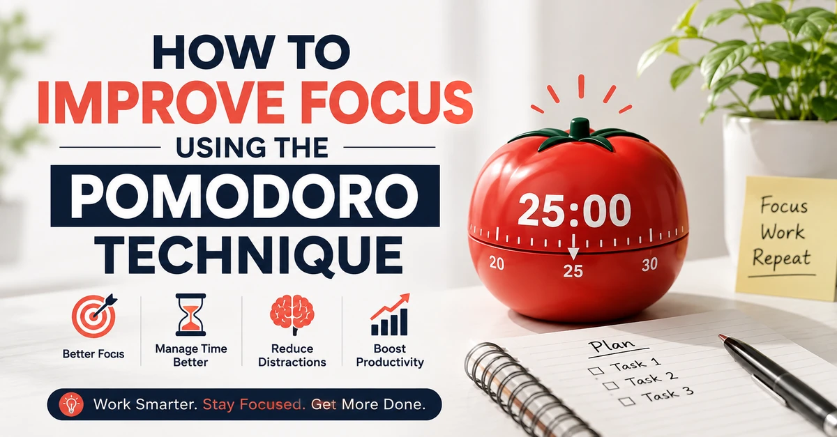 How to Improve Focus Using the Pomodoro Technique