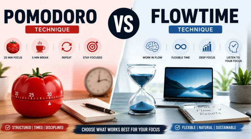 Pomodoro vs Flowtime Technique: Which Focus Method Works Best?