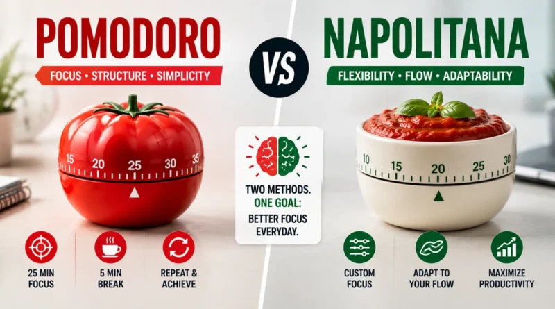 Pomodoro vs Napolitana Timer: Which Focus Technique Fits Your Workflow?