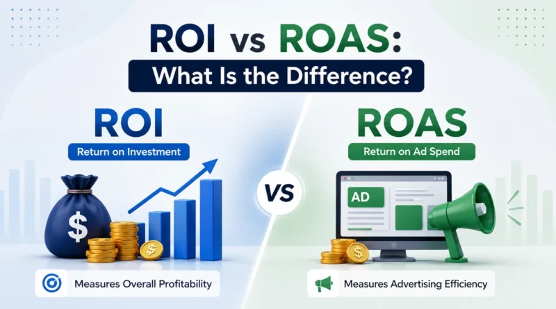 ROI vs ROAS: What Is the Difference?