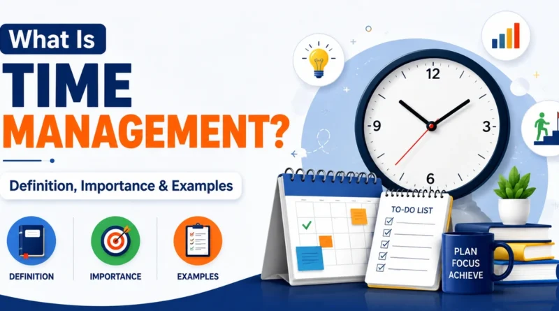 What Is Time Management? Definition, Importance & Examples