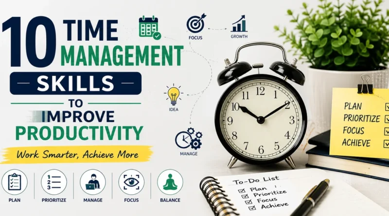 Time Management Skills You Need to Improve Productivity