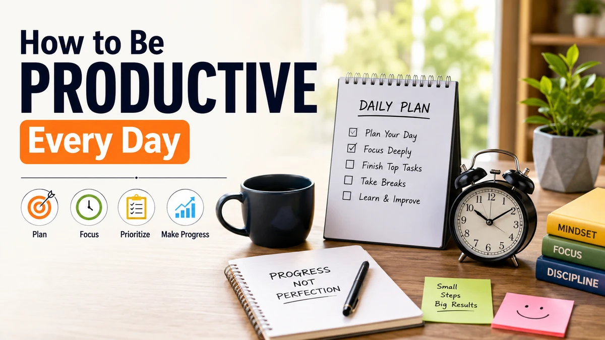 How to Be Productive Every Day: Practical Tips & Habits