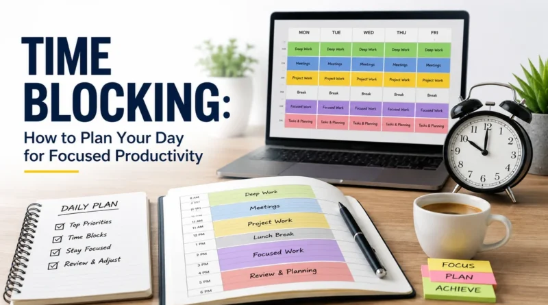 Time Blocking: How to Plan Your Day for Focused Productivity