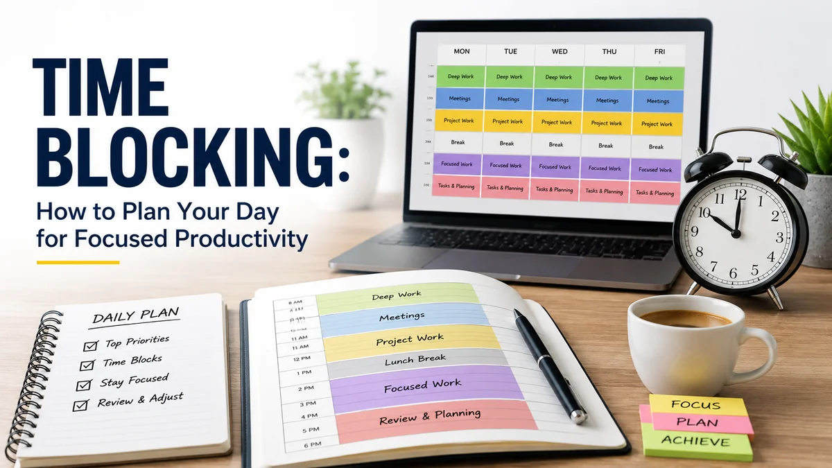 Time Blocking: How to Plan Your Day for Focused Productivity