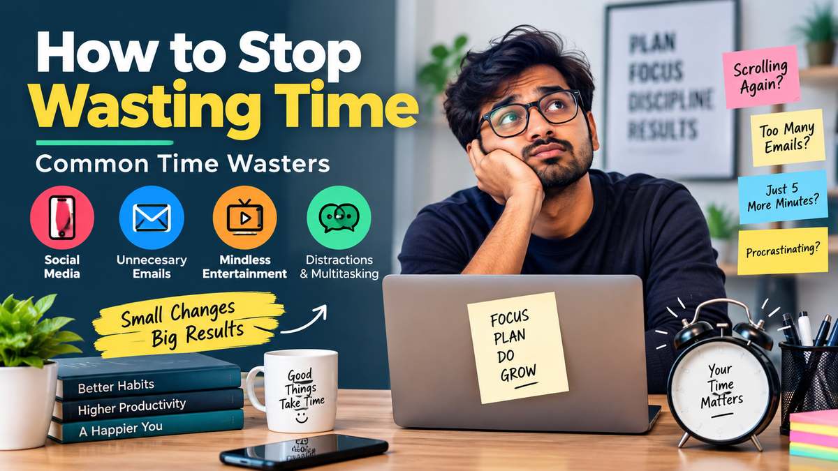 How to Stop Wasting Time: 10 Common Time Wasters