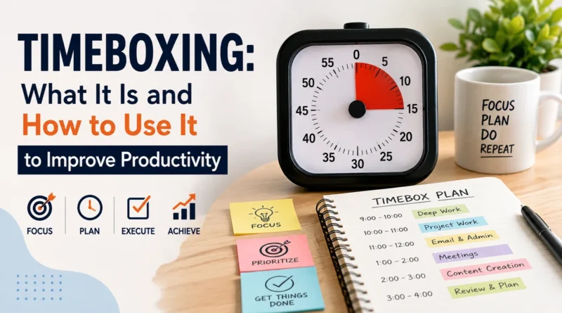 Timeboxing: What It Is and How to Use It to Improve Productivity
