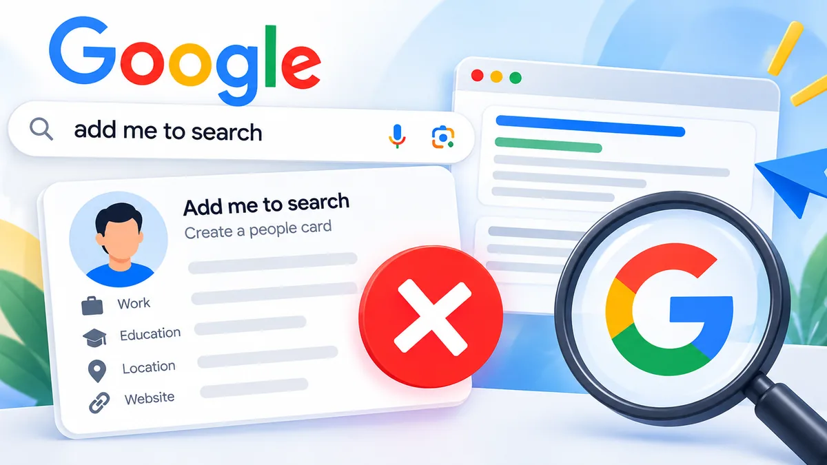 Add Me to Search: Is It Gone? What to Do Now