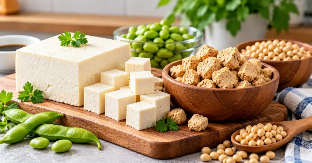 Tofu and Soya Chunks